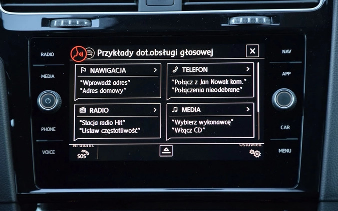 Volkswagen Golf cena 56899 przebieg: 180247, rok produkcji 2019 z Warszawa małe 631